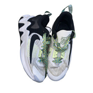 Nike Kids Sneakers Black White Green